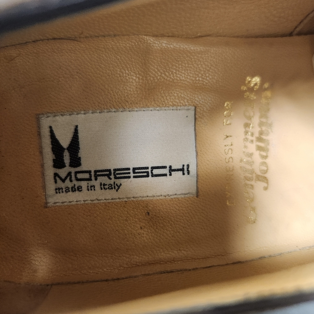 Moreschi Brown Leather laced up shoes Sz 9. - Picture 11 of 11